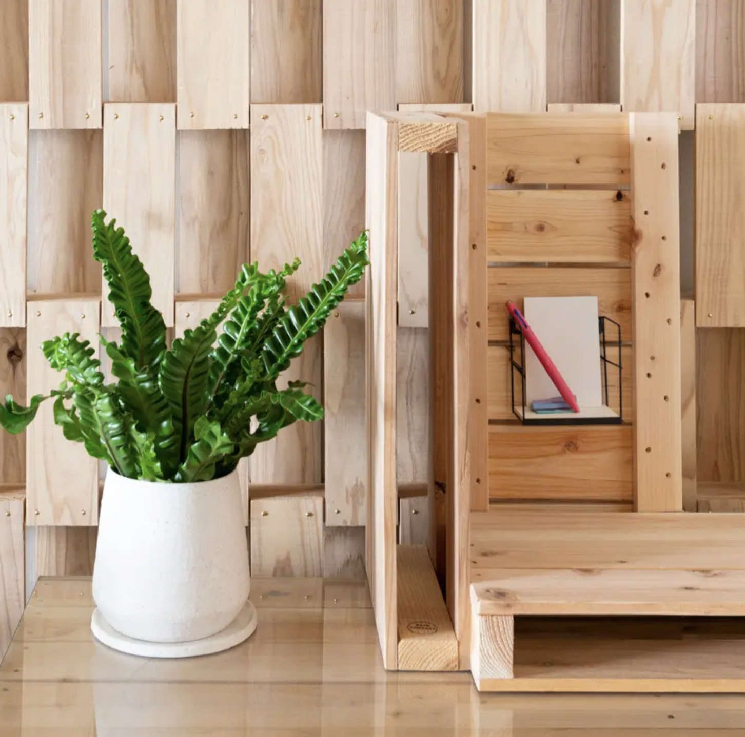 木製パレットで作った家具